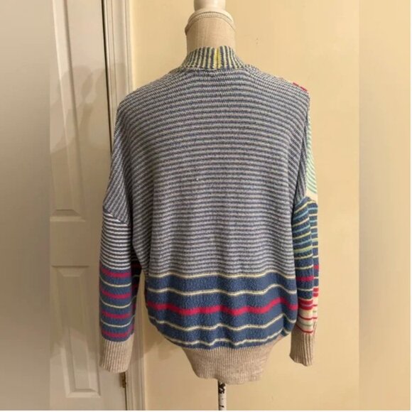 Anthropologie Maeve Stripy Sweater Cardigan size S - Picture 5 of 8